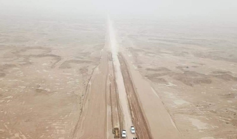 The launch of the road pilgrimage road project between Iraq and Saudi Arabia, with a length of 239 km Upload_1606721405_662385493